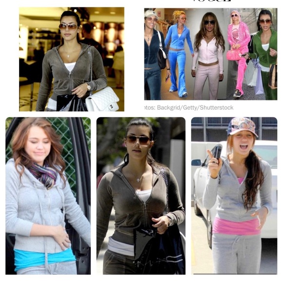 Juicy Couture Y2K 2000’s Light Grey Velour Hooded Zip Up Track Jacket Size Small - Picture 16 of 16